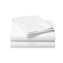 Bedsheets for use in a hotel room or home bedroom for the bed.
