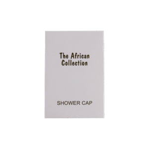 African Collection Shower Cap in White Box Outer