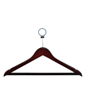 Anti-theft Wooden Hanger with Bar