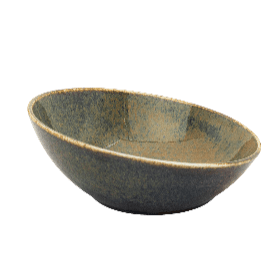 Emerald Slanted Bowl 23CM - CR1907